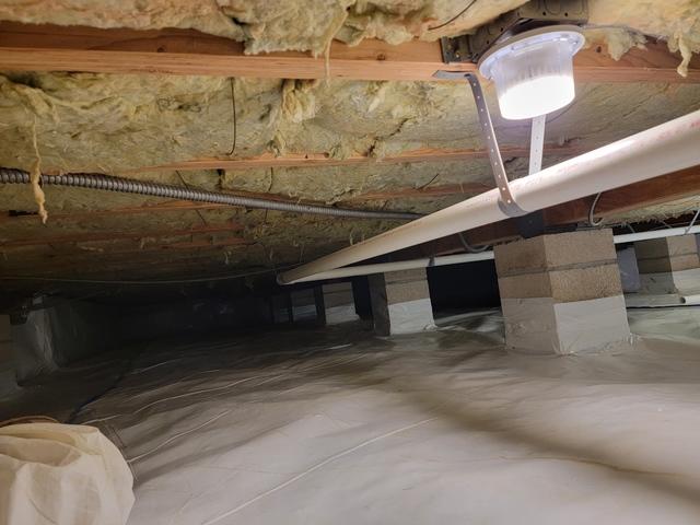 Discharge line to drain away from site. Clean the Clean Space Liner.