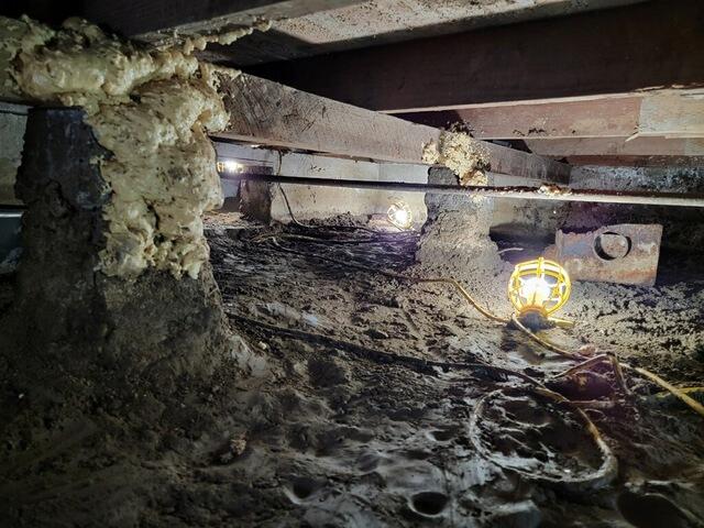 Before Picture Of Crawlspace #4