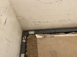 The process of removing the tile, digging and prepping it for the water guard.