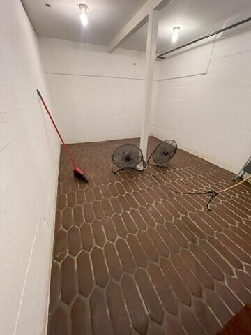 Basement after all the water was removed and dried down.