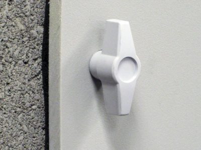 Knobs for our long-lasting crawl space doors