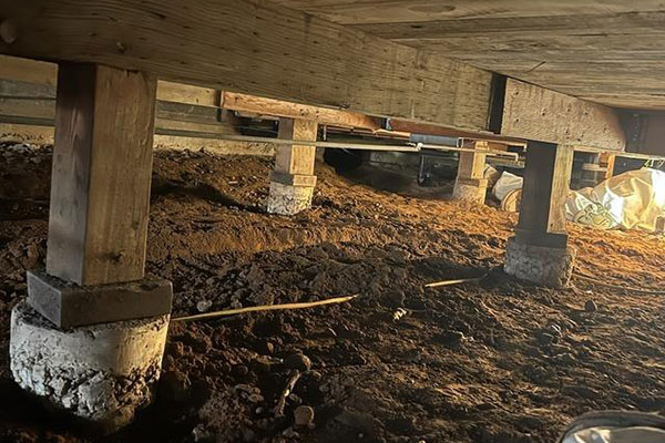 Crawlspace Encapsulation Ojai Ca Before