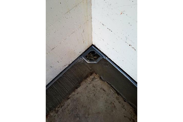 Water Guard Interior Drainage System After